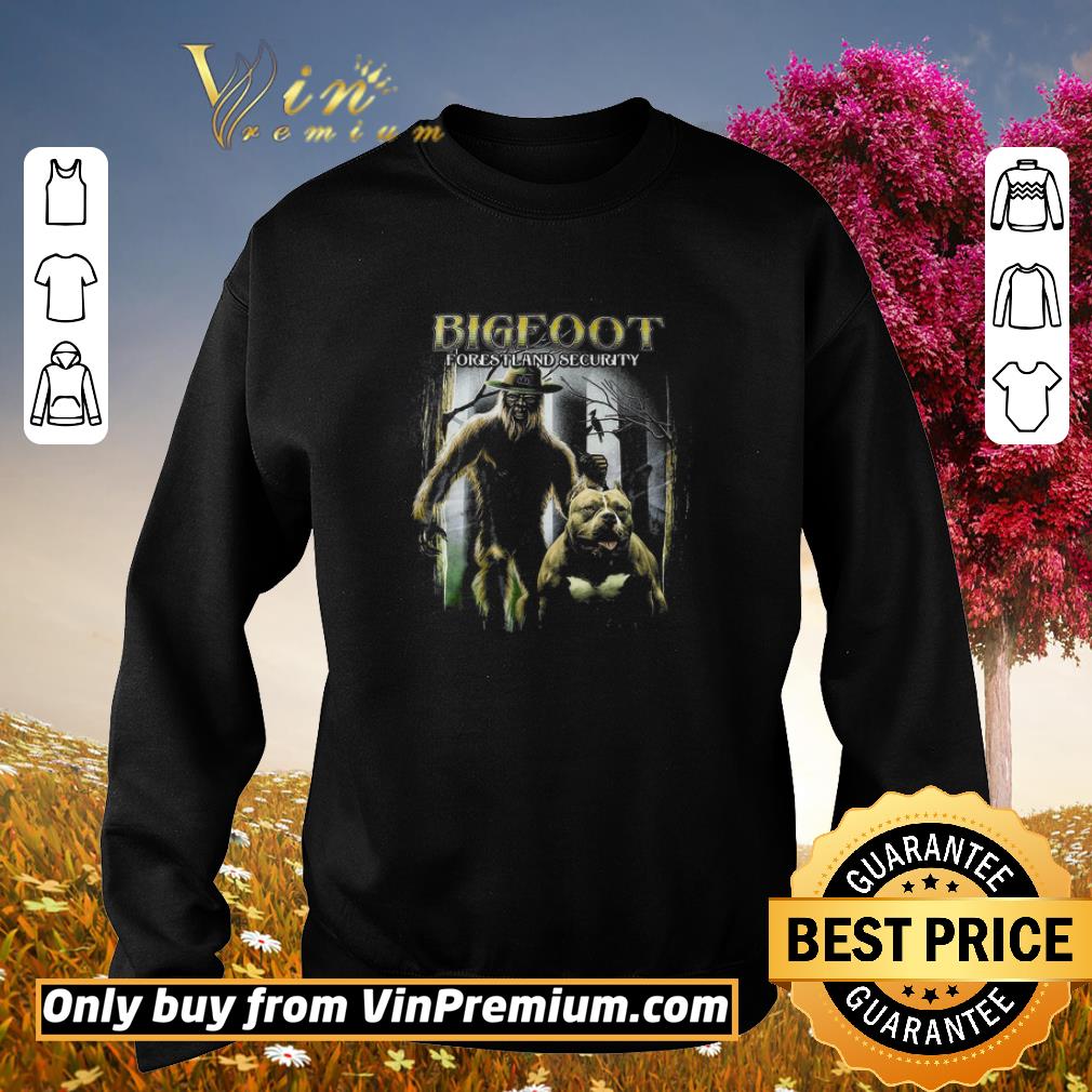 Official Pitbull Bigfoot Forestland Security shirt