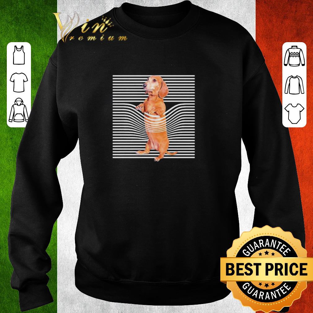 Pretty Dachshund stripes shirt