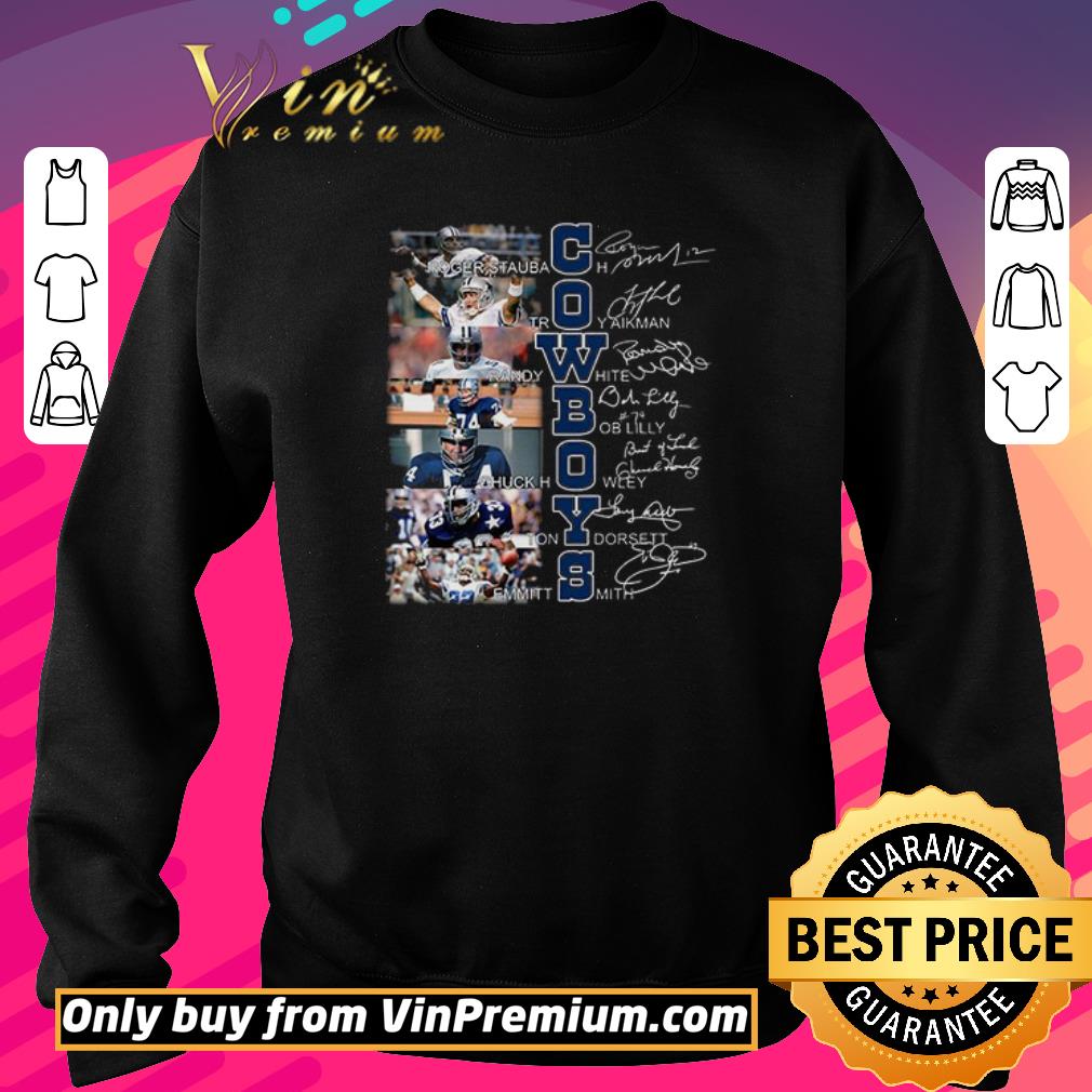 Premium Dallas Cowboys Roger Staubach Troyaikman Randywhite Chuck Howley Signature shirt