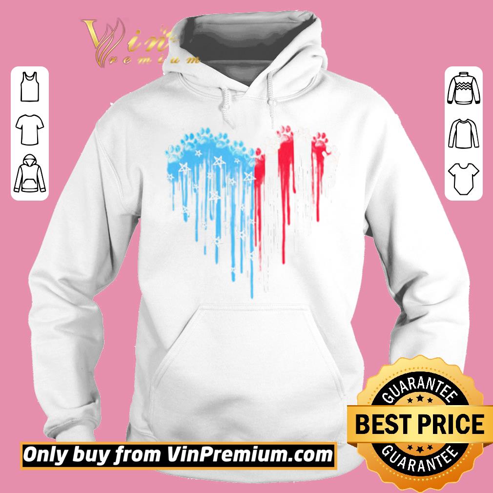 Official America Flag dog paw paint shirt 5 Official America Flag dog paw paint shirt
