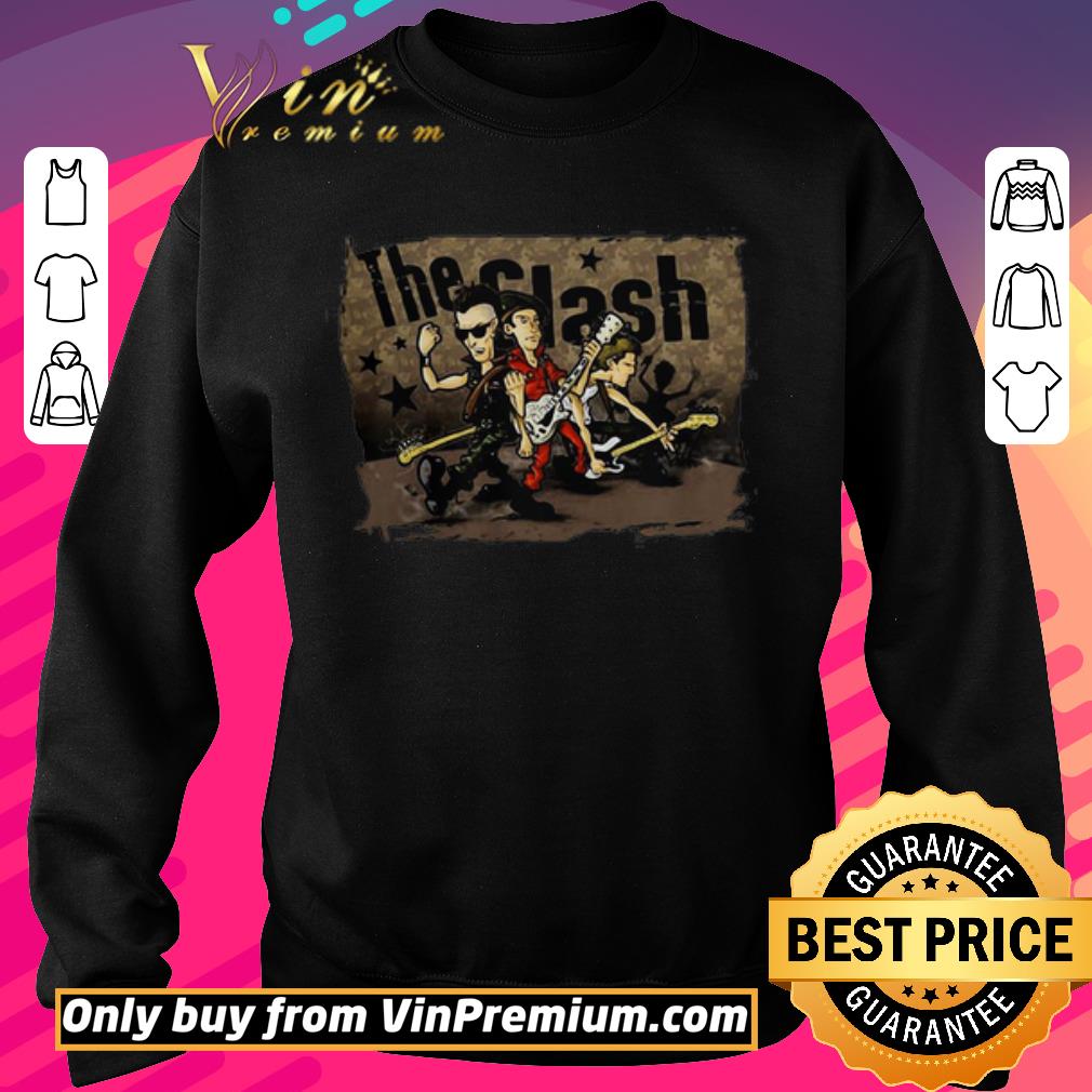 Official Official The Clash Band Cartoon shirt 5 Official Official The Clash Band Cartoon shirt