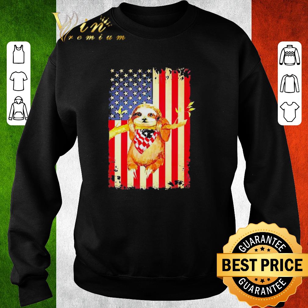 Pretty Sloth American Flag Independence Day shirt 5 Pretty Sloth American Flag Independence Day shirt
