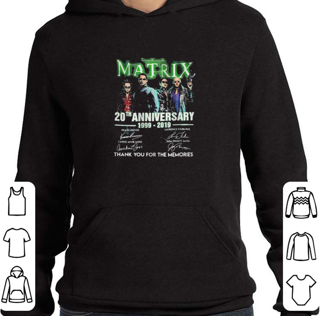 Awesome The Matrix 20th Anniversary 1999-2019 Signatures shirt 5 Awesome The Matrix 20th Anniversary 1999-2019 Signatures shirt