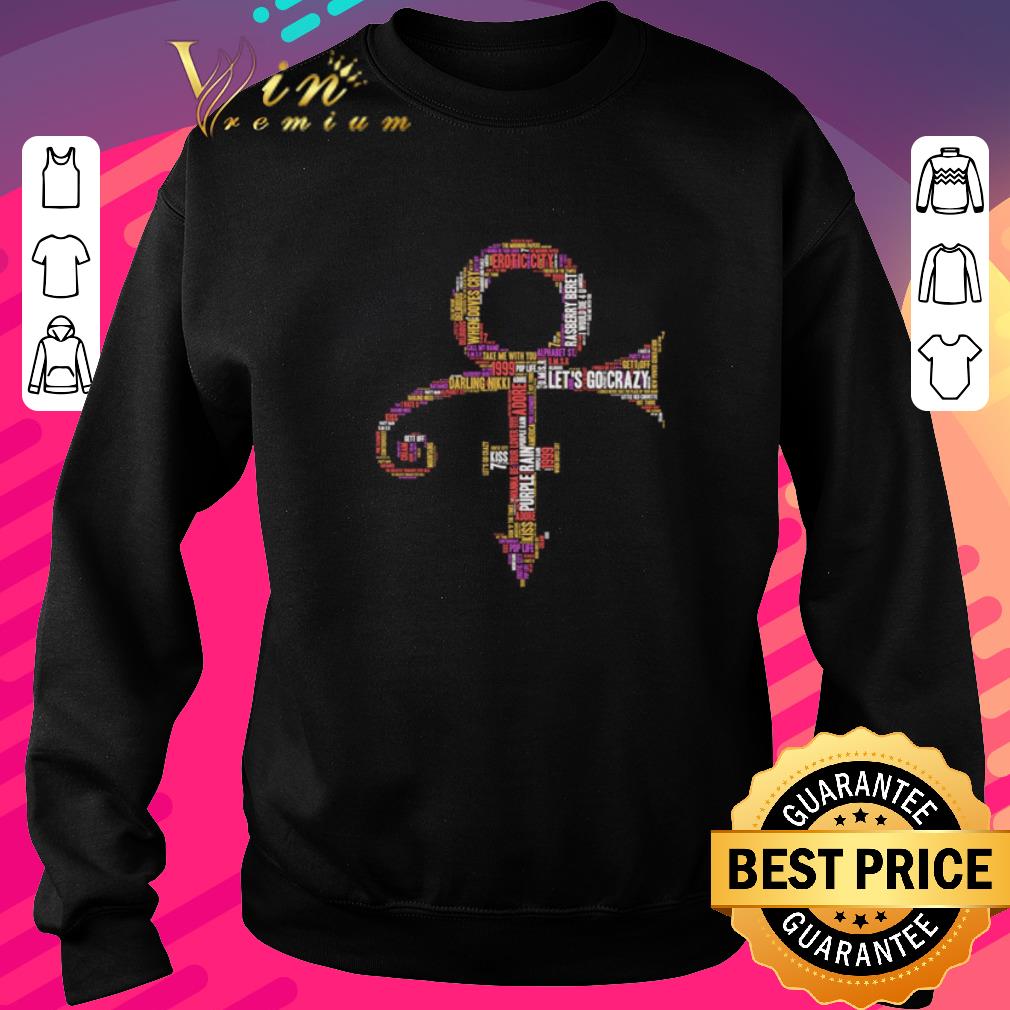 Pretty Prince Symbol List of songs shirt
