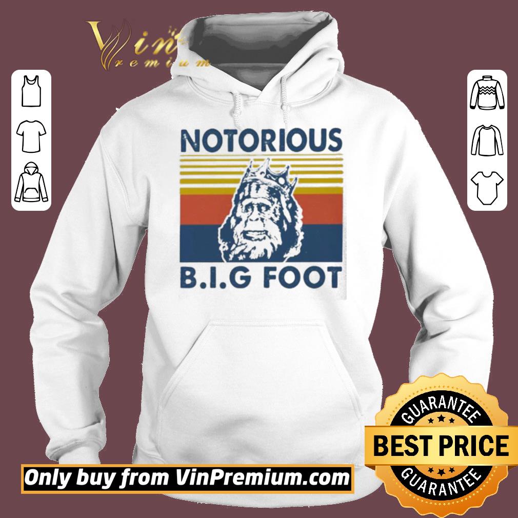 Funny Notorious Big Bigfoot Vintage shirt