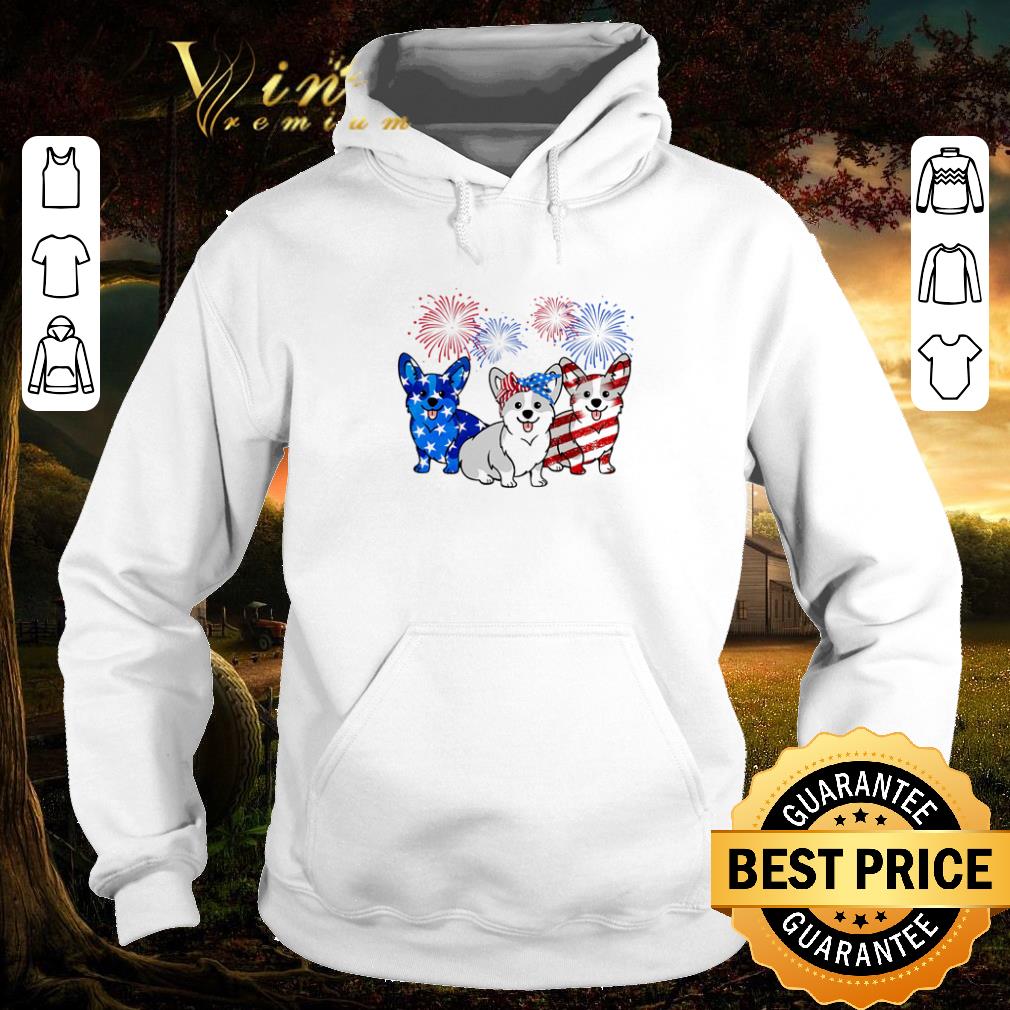 Funny Firework Corgi Red Blue White American Flag 4th Of July shirt 5 Funny Firework Corgi Red Blue White American Flag 4th Of July shirt