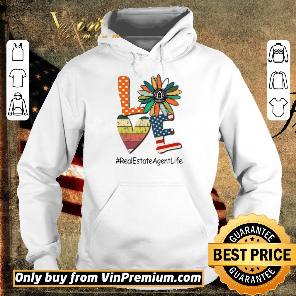 Premium Love Sunflower American Flag Real Estate Agent Life shirt 5 Premium Love Sunflower American Flag Real Estate Agent Life shirt