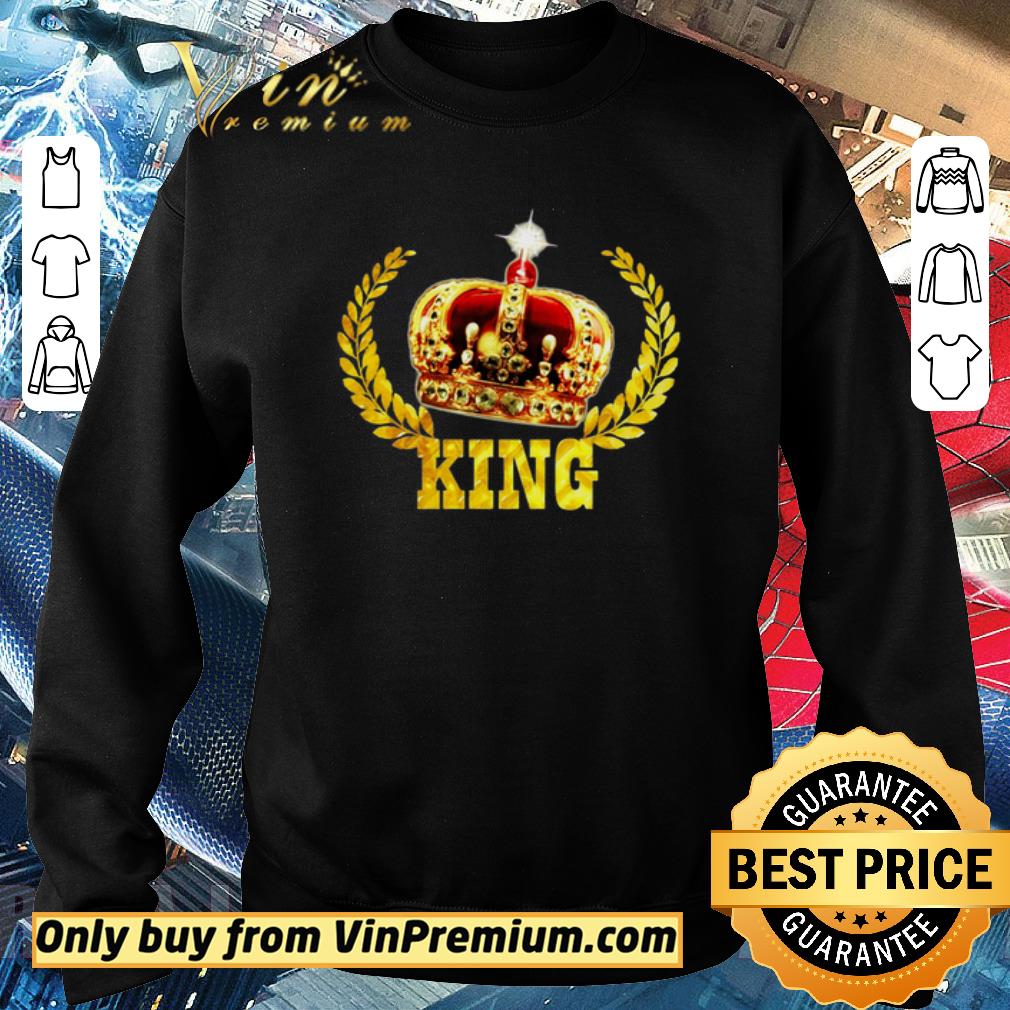 Official King Birthday Prince Crown Luxury Golden Gold Tee shirt 5 Official King Birthday Prince Crown Luxury Golden Gold Tee shirt