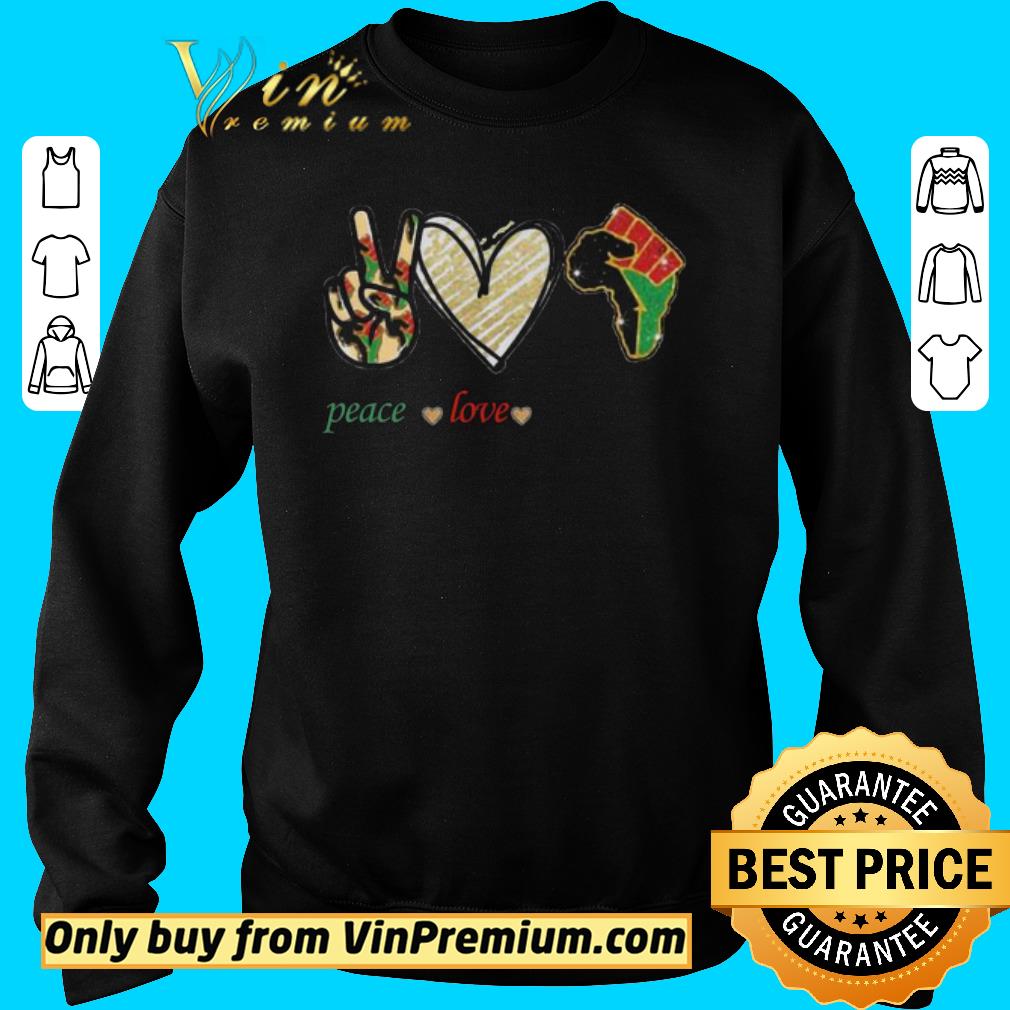 Premium Peace Love Jwieteenth shirt 5 Premium Peace Love Jwieteenth shirt