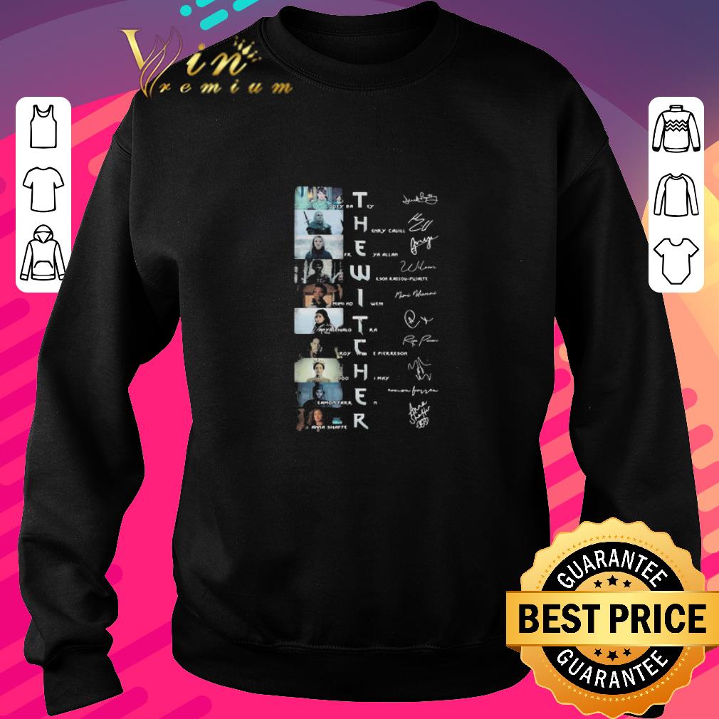 Hot The Witcher TV Series All Character Signatures shirt