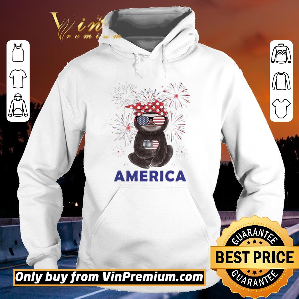 Funny Firework Sloth American flag Independence Day shirt 5 Funny Firework Sloth American flag Independence Day shirt