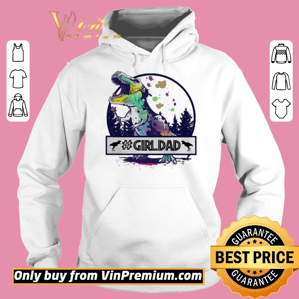 Official dinosaur girl dad shirt