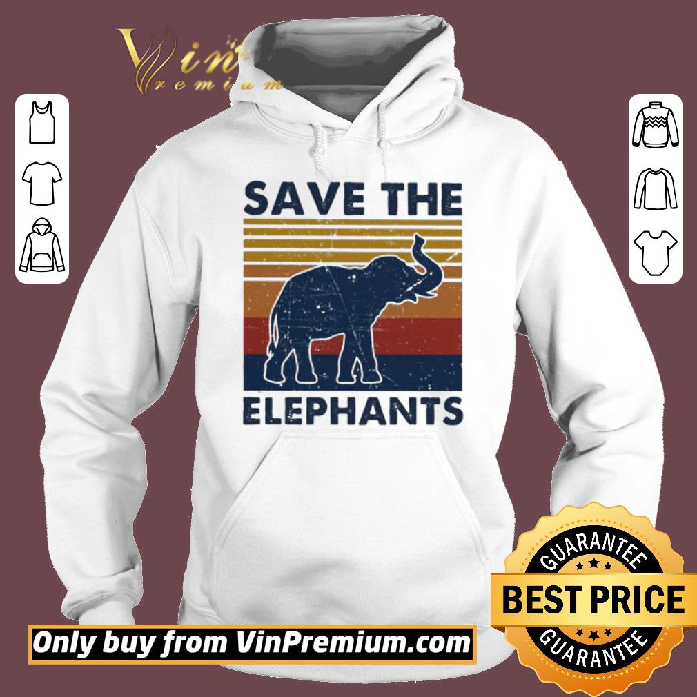 Funny Save the Elephants vintage shirt