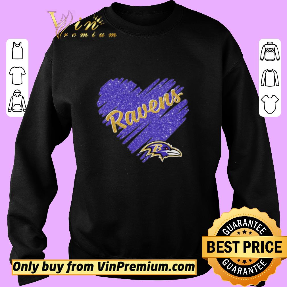 Official Love baltimore ravens football team heart diamond shirt 5 Official Love baltimore ravens football team heart diamond shirt