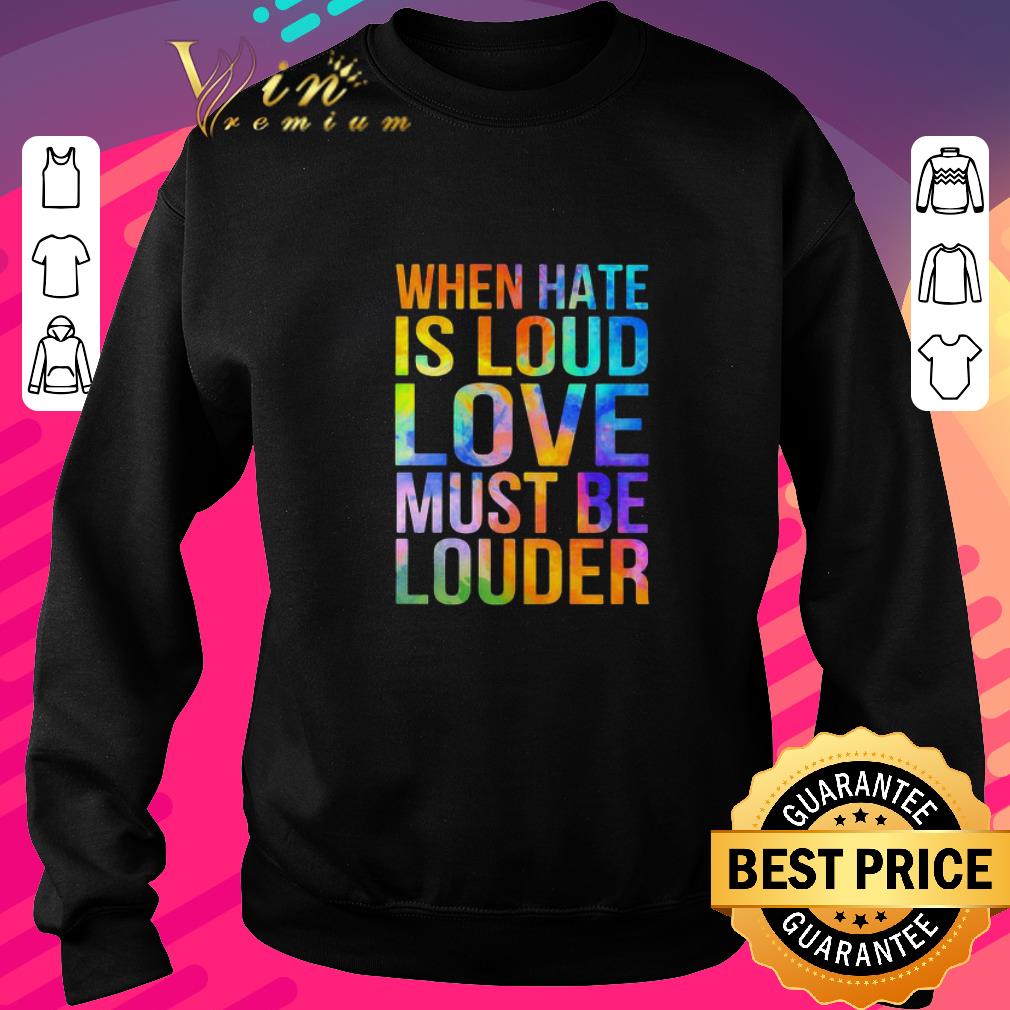 Original When Hate Is Loud Love Must Be Louder Black Lives Matter shirt 5 Original When Hate Is Loud Love Must Be Louder Black Lives Matter shirt