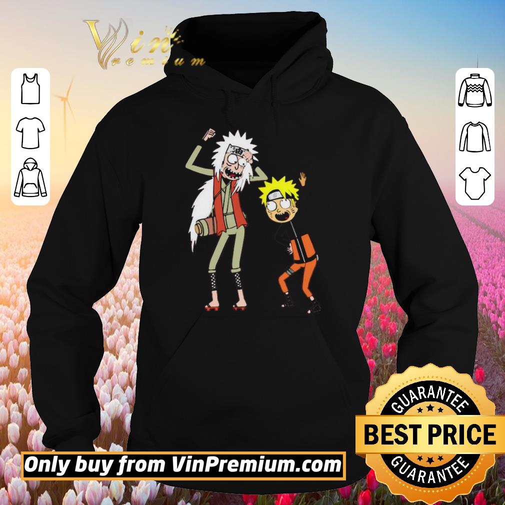 Premium Rick And Morty Mashup Naruto And Jiraiya shirt