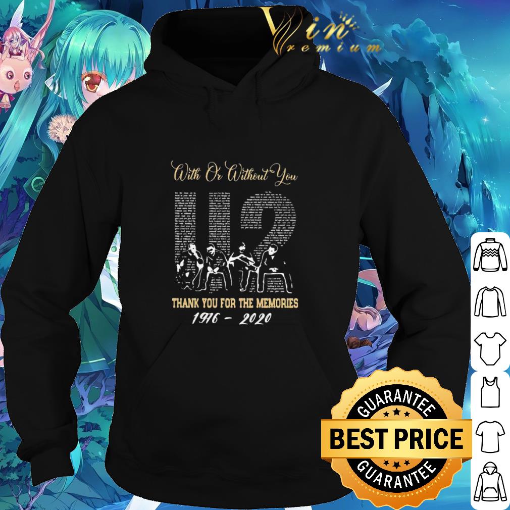 Official Lyric With Or Without You U2 Thank You For The Memories 1976-2020 shirt 5 Official Lyric With Or Without You U2 Thank You For The Memories 1976-2020 shirt