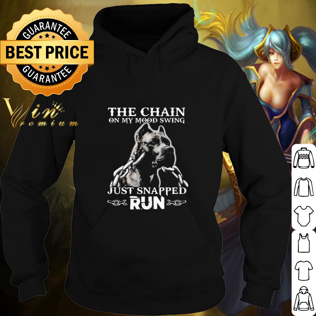 Official The Chain On My Mood Swing Just Snapped Run Bulldog shirt