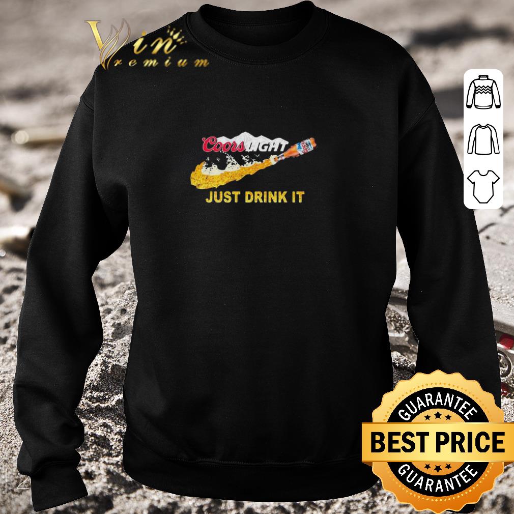 Official Coors Light Nike Logo Just Drink It shirt 5 Official Coors Light Nike Logo Just Drink It shirt