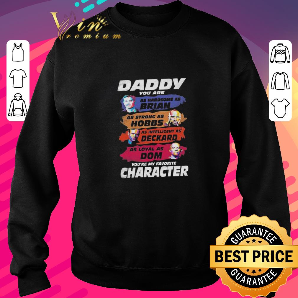 Awesome Daddy Brian Hobbs Deckard Dom Fast And Furious Father’s Day shirt