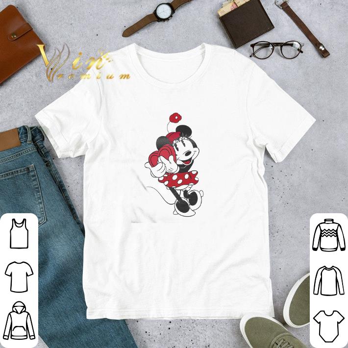 Nice Disney minnie mouse hug heart shirt