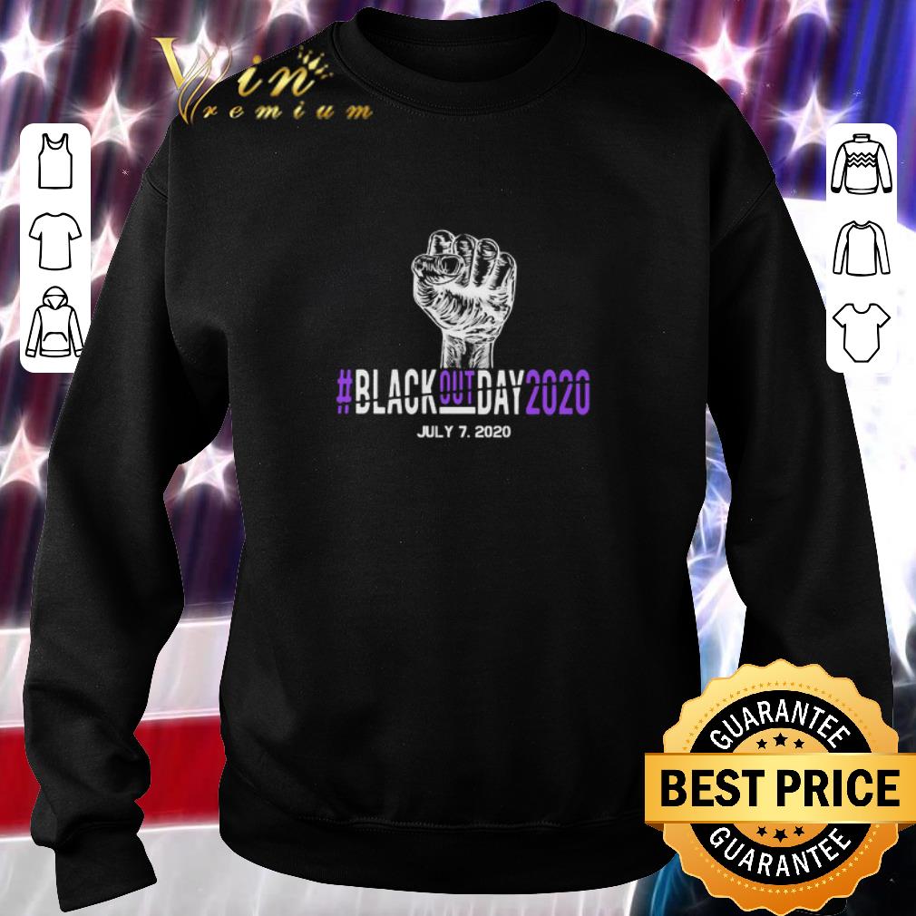 Premium Black Lives Matter Black Out Day 2020 July 7.2020 shirt