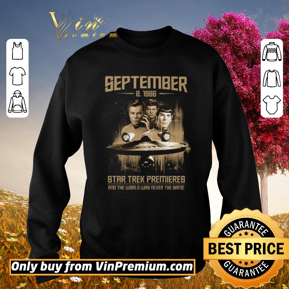 Premium September 1996 Star Trek Premieres shirt 5 Premium September 1996 Star Trek Premieres shirt
