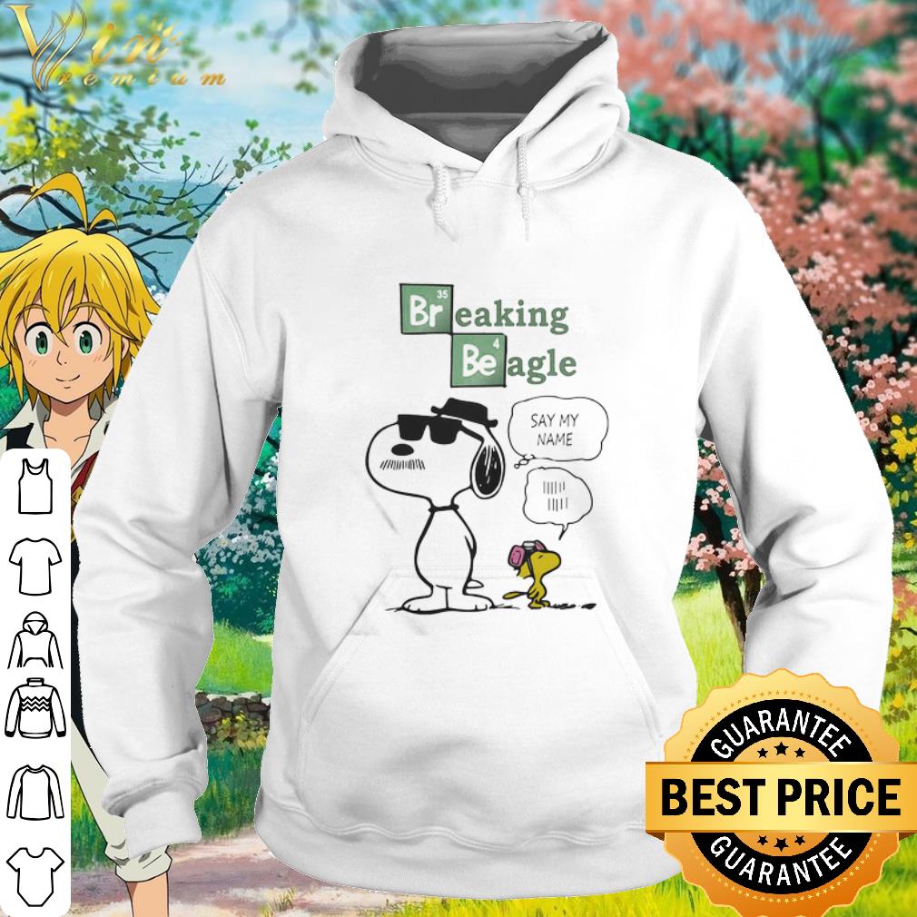 Official Snoopy And Woodstock Breaking Beagle Say My Name Breaking Bad shirt