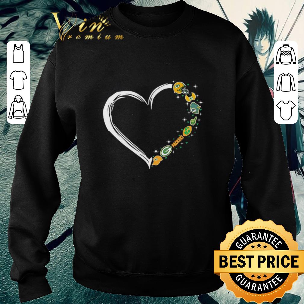 Official Love Green Bay Packers Football Logo shirt 5 Official Love Green Bay Packers Football Logo shirt