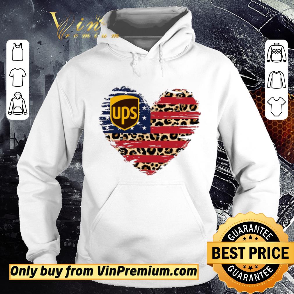 Official I Love UPS American Flag Leopard shirt