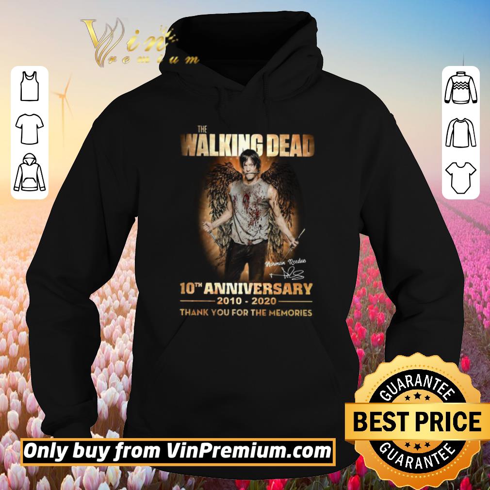 Official The Walking Dead 10th Anniversary 2010 2020 Thank You For The Memories Signature shirt 5 Official The Walking Dead 10th Anniversary 2010 2020 Thank You For The Memories Signature shirt