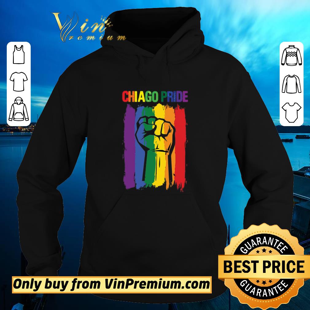 Funny The Fist Lgbt Chicago Pride Rainbow shirt
