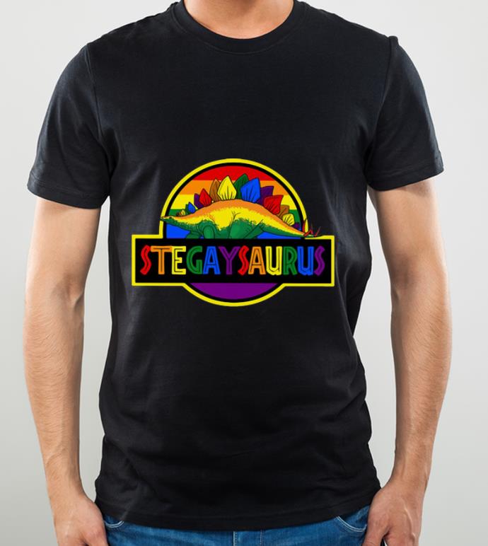 Nice LGBT Stegaysaurus Gay Stegosaurus shirt