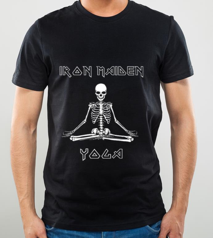 Premium Skeleton Iron Maiden Yoga shirt