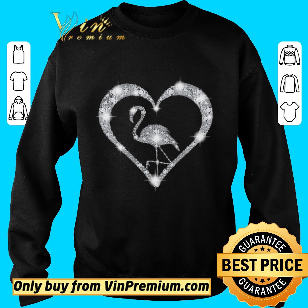 Official Heart Diamond Flamingo shirt 5 Official Heart Diamond Flamingo shirt