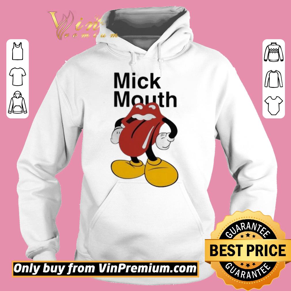 Funny The rolling stones mick mouth shirt