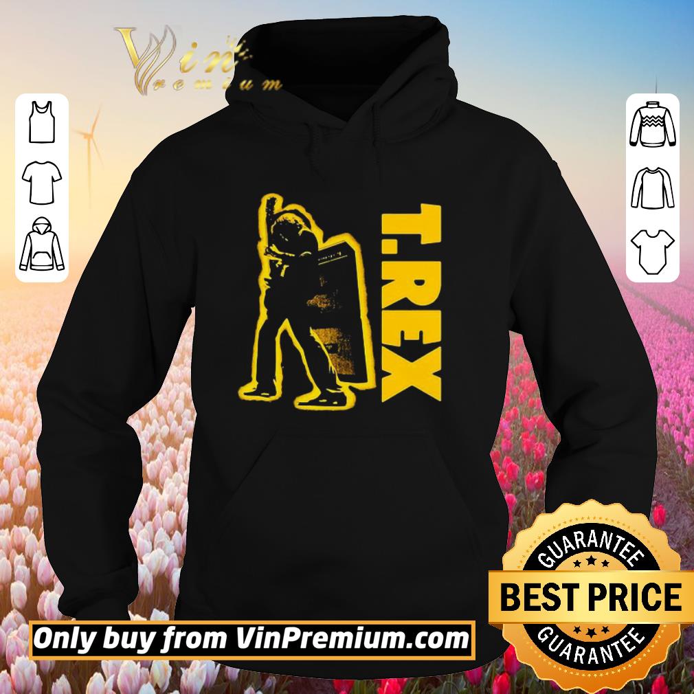 Funny T.rex Man Yellow Black shirt