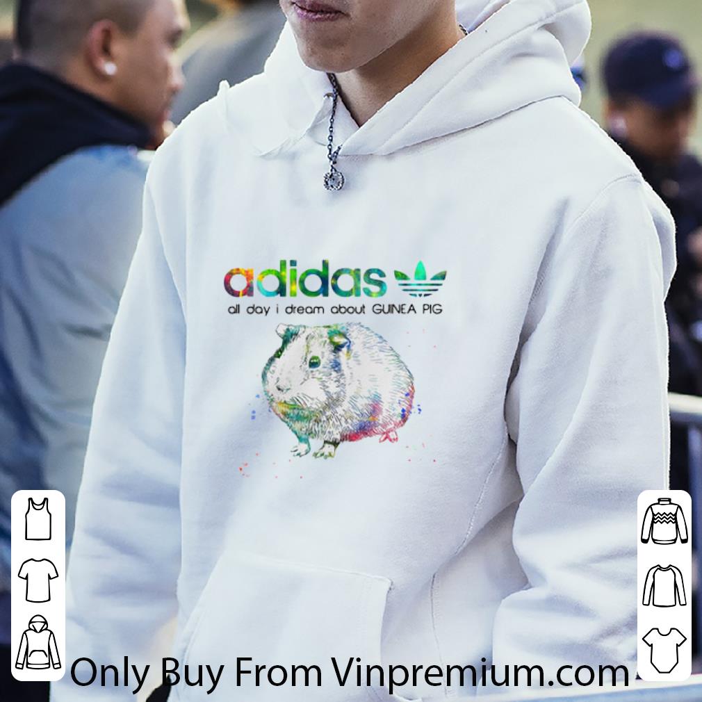 Original Adidas All Day I Dream About Guinea Pig Flower shirt