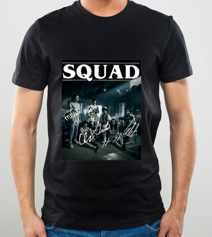 Pretty Stranger Things 3 Squad Signatures Characters shirt