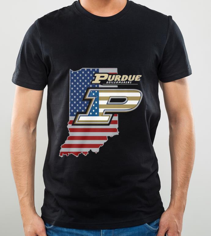 Premium Purdue Boilermakers American Flag shirt