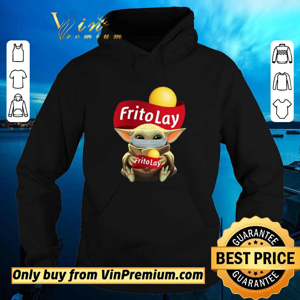 Funny Baby Yoda Face Mask Hug Frito Lay shirt