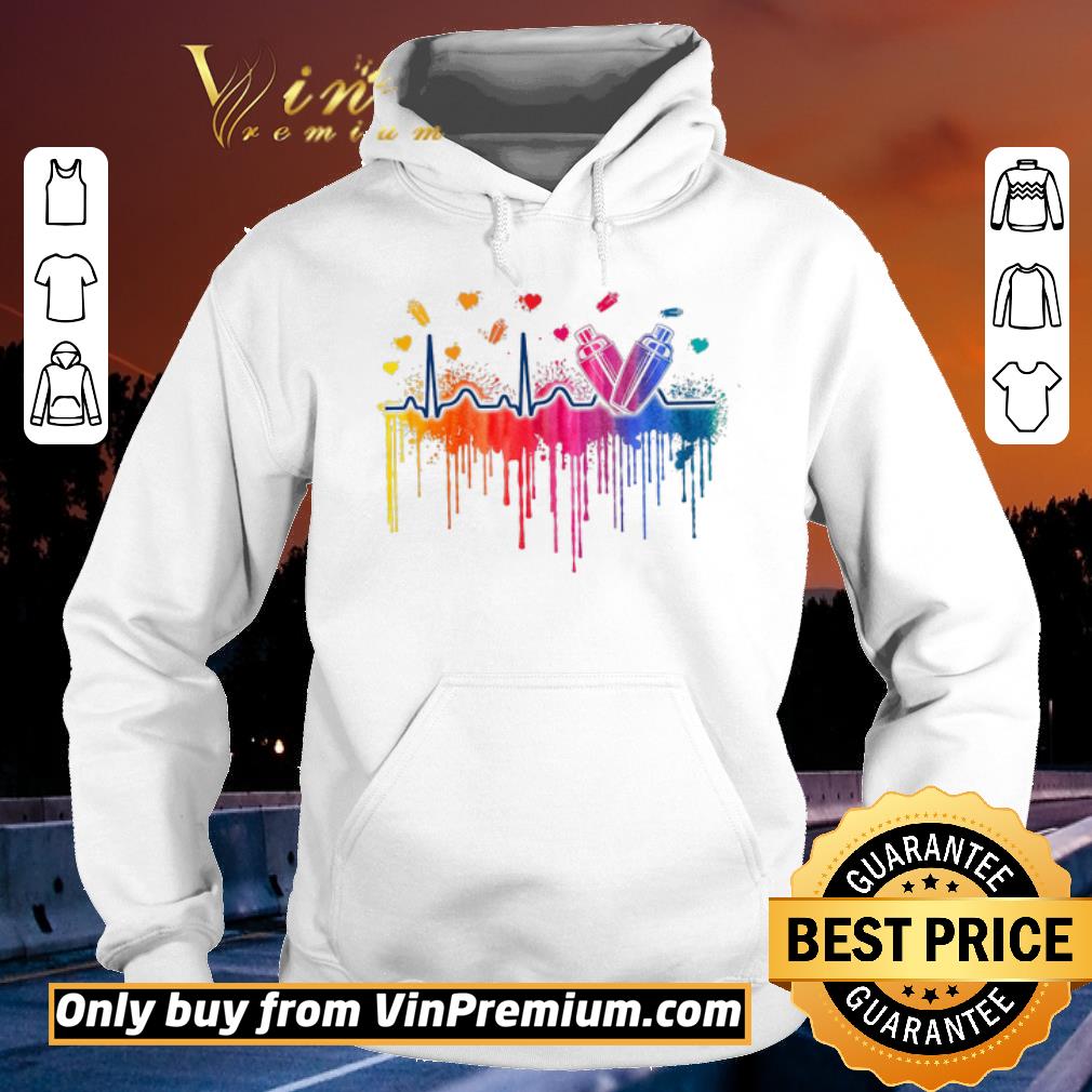 Premium Heartbeat Proud Bartender Watercolor shirt 5 Premium Heartbeat Proud Bartender Watercolor shirt