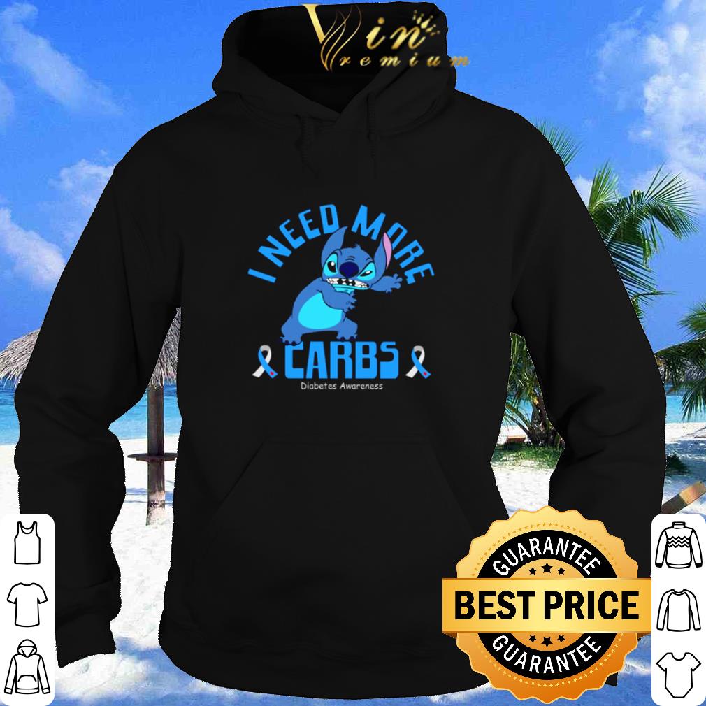 Nice Disney Stitch I Need More Carbs Diabetes Awareness shirt 5 Nice Disney Stitch I Need More Carbs Diabetes Awareness shirt