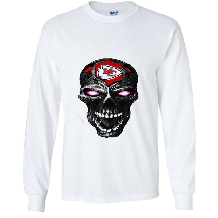 Top Darkness Skull Kansas City Chiefs Football Logo shirt 5 Top Darkness Skull Kansas City Chiefs Football Logo shirt