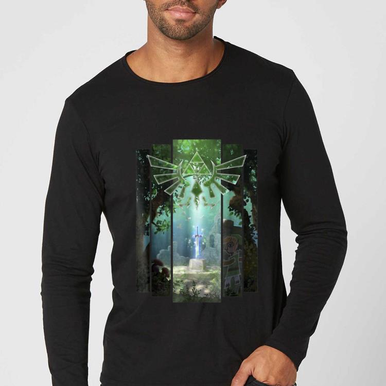 Original Nintendo Zelda The Master Sword Lost Woods Artwork shirt