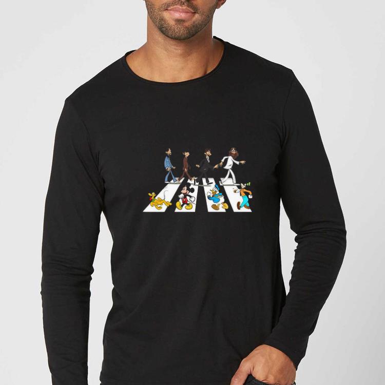 Hot The Beatles And Mickey Character Abbey Road shirt 5 Hot The Beatles And Mickey Character Abbey Road shirt