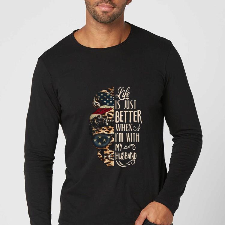 Nice Skull Leopard Life Is Just Better When I’m With My Husband American Flag shirt 5 Nice Skull Leopard Life Is Just Better When I’m With My Husband American Flag shirt