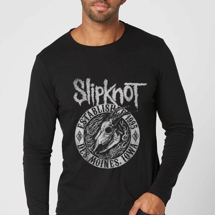 Great Slipknot Established 1995 Des Moines Iowa Skull shirt