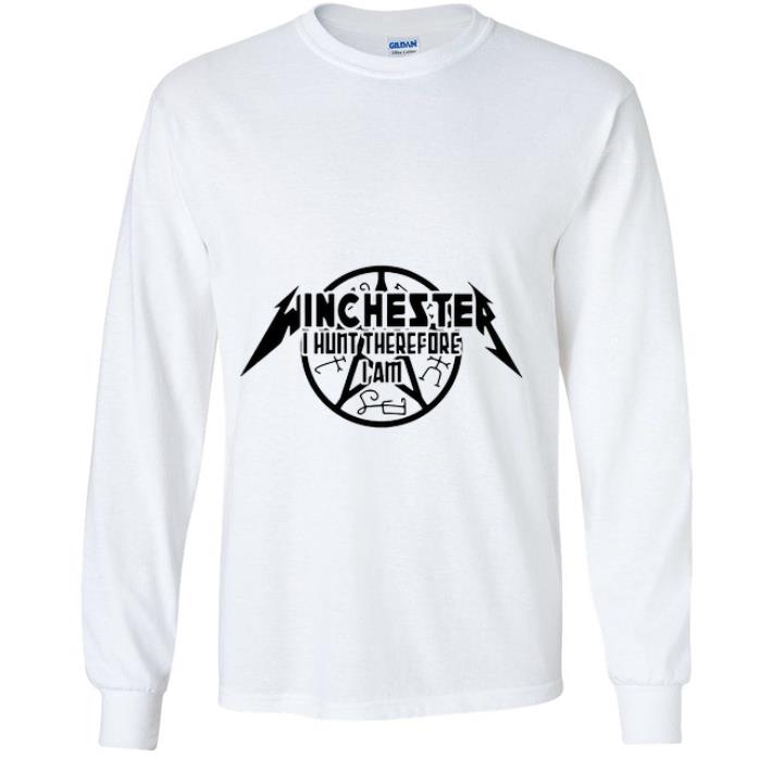 Premium Winchester I Hunt Therefore I Am Black shirt 5 Premium Winchester I Hunt Therefore I Am Black shirt