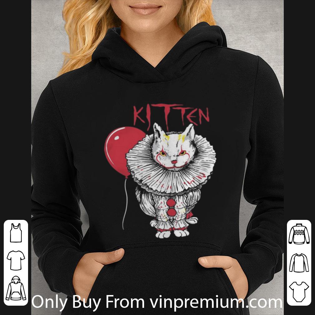 Premium Kitten Cat And It Clown Halloween shirt 5 Premium Kitten Cat And It Clown Halloween shirt